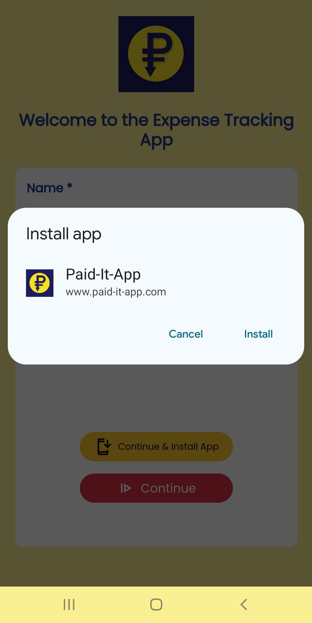 Step 1 Android